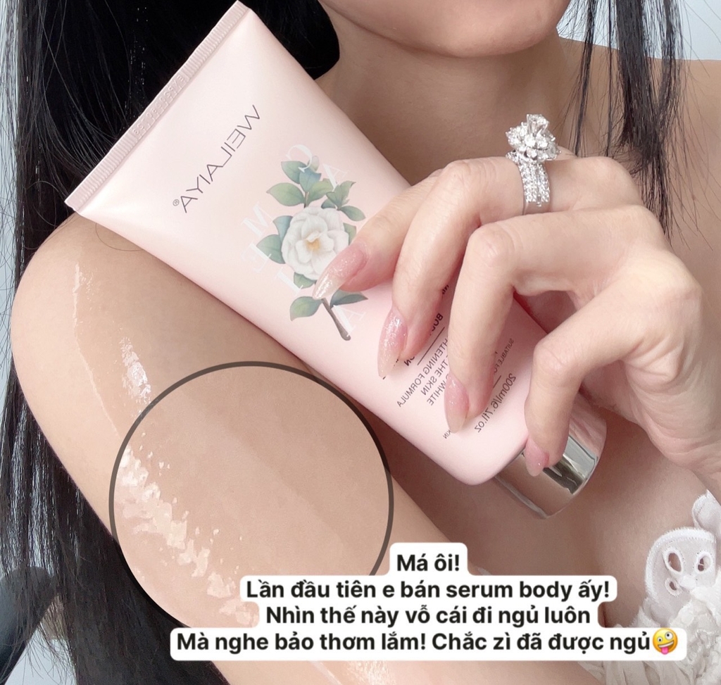 Dưỡng Thể Trắng Da Hoa Trà Camellia Weilaiya Body Lotion 200ml
