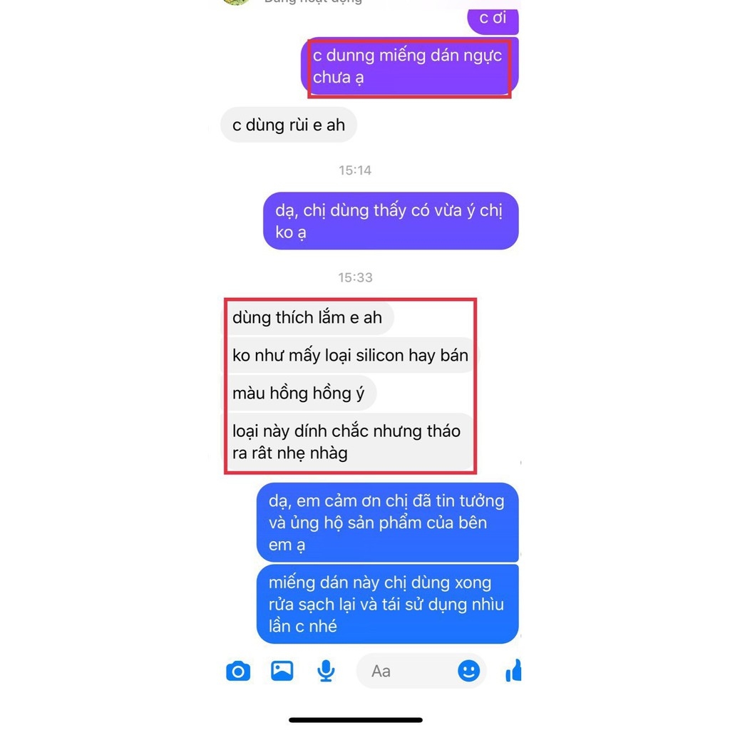 Miếng Dán Ngực Tự Thân Miếng Dán Ti Tàng Hình Độ Bám Dính Cực Cao EBLIN - Hộp 3 cặp