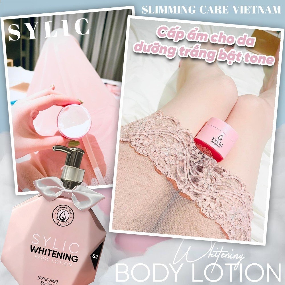 Kem Dưỡng Trắng Da Body Lotion Sylic Chai 300ML