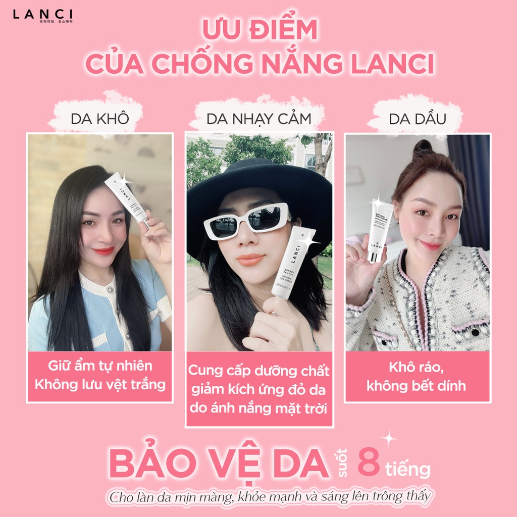 Kem Chống Nắng Dưỡng Ẩm LANCI Natural SunCream 50ml