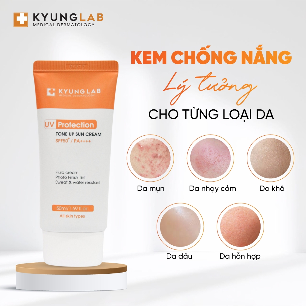 Kem chống nắng nâng tone kiềm dầu Kyunglab 50ml