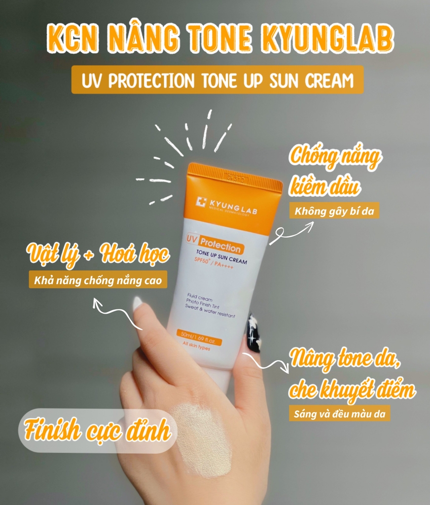 Kem chống nắng nâng tone kiềm dầu Kyunglab 50ml