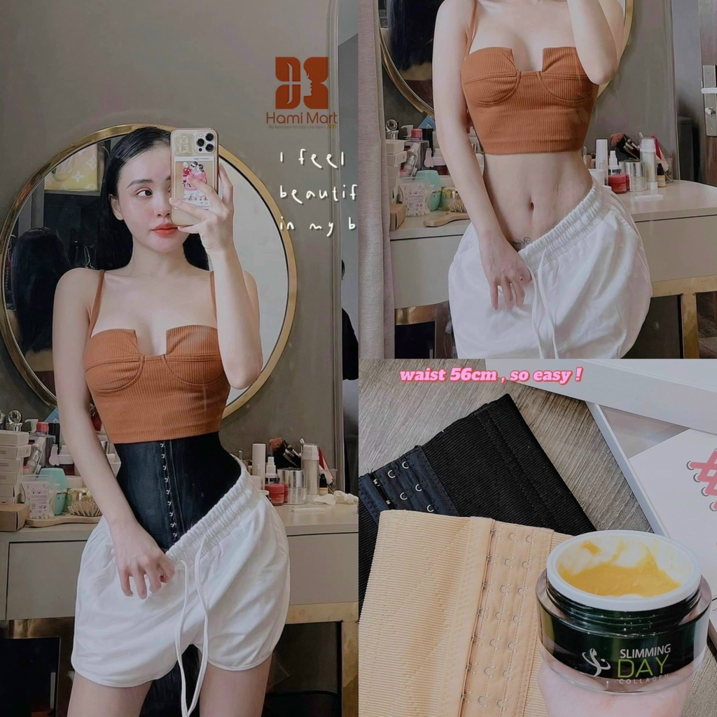 Kem Tan Mỡ Bụng Slimming Day Collagen +Olive Thế Hệ Mới 200g