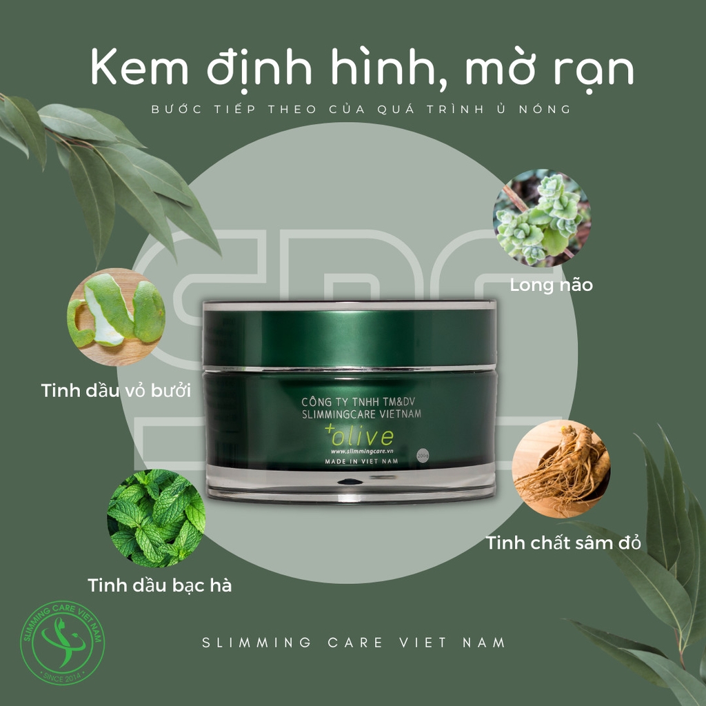 Kem Tan Mỡ Bụng Slimming Day Collagen +Olive Thế Hệ Mới 200g