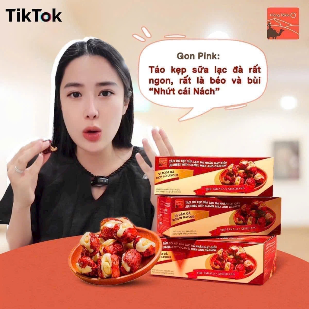 Kẹo Táo Đỏ Kẹp Sữa Lạc Đà TAKLA Thơm Ngon, Béo Ngậy