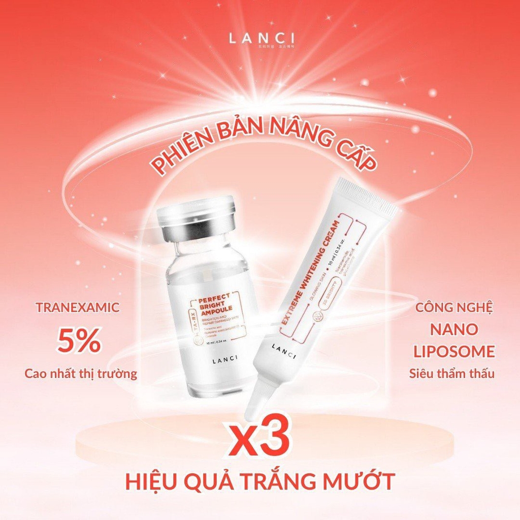 Bộ Dưỡng Trắng Lanci Mini Kit Phiên Bản Nâng Cấp