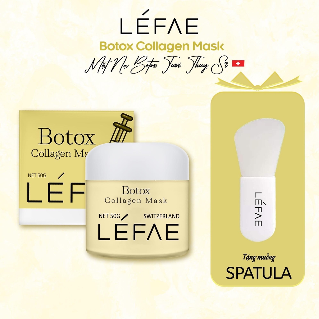 Mặt Nạ Botox Tươi Thụy Sỹ Collagen Mask LÉFAE 50G