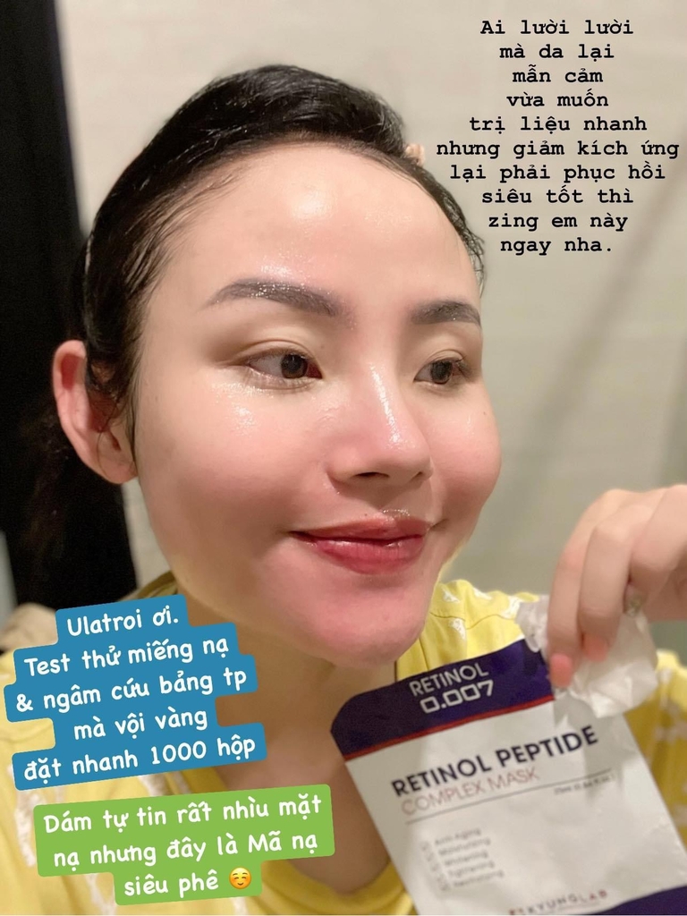 Mặt Nạ Retinol Peptide Complex Mask Kyunglab