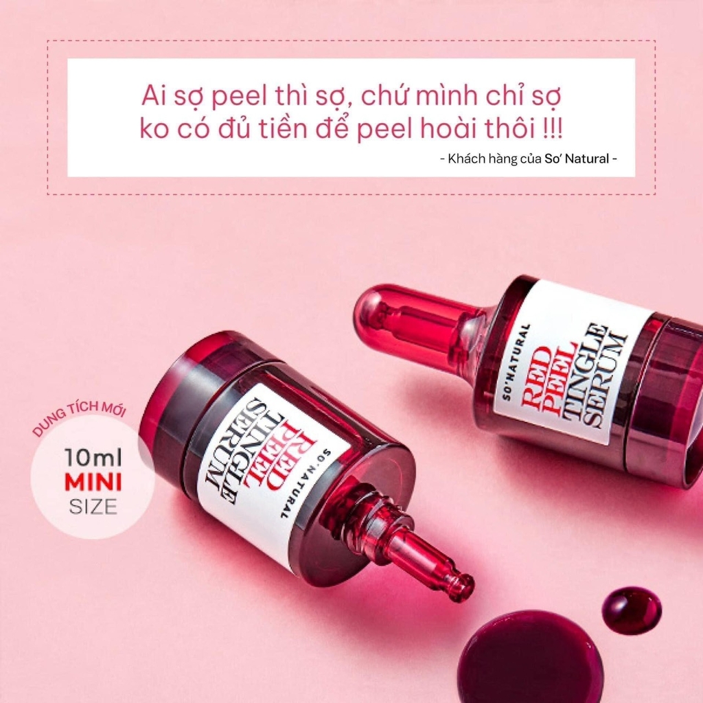 Tinh Chất Tẩy Tế Bào Chết Hóa Học Redpeel Tngel Serum So Natural Chai 10ml