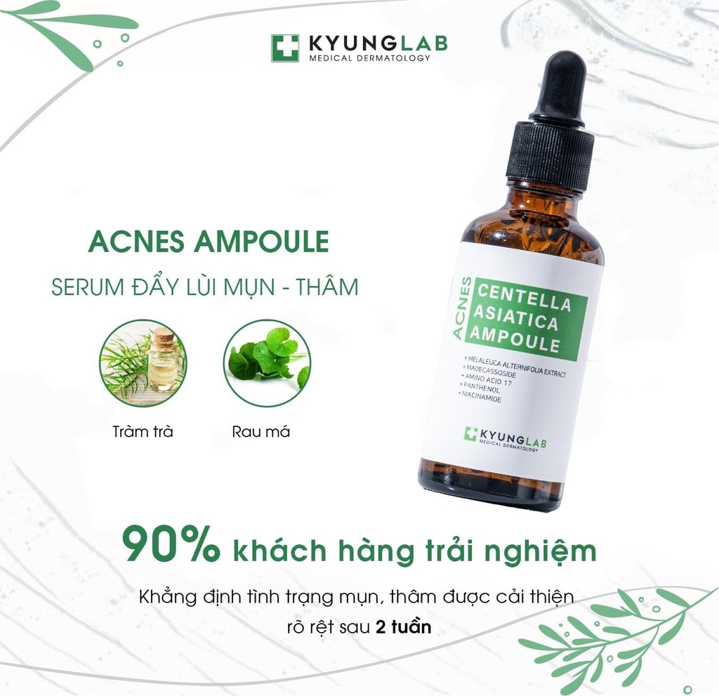 Serum Trị Mụn Kyung Lab Acnes Centella Asiatica Ampoule 50ml