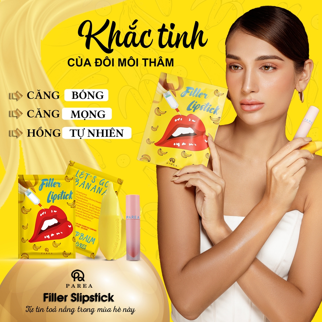 Son Khử Thâm Môi Filler Lipstick - Tặng Kèm Son Màu - Hết hạn sử dụng
