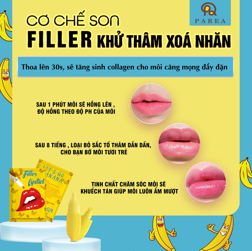 Son Khử Thâm Môi Filler Lipstick - Tặng Kèm Son Màu - Hết hạn sử dụng