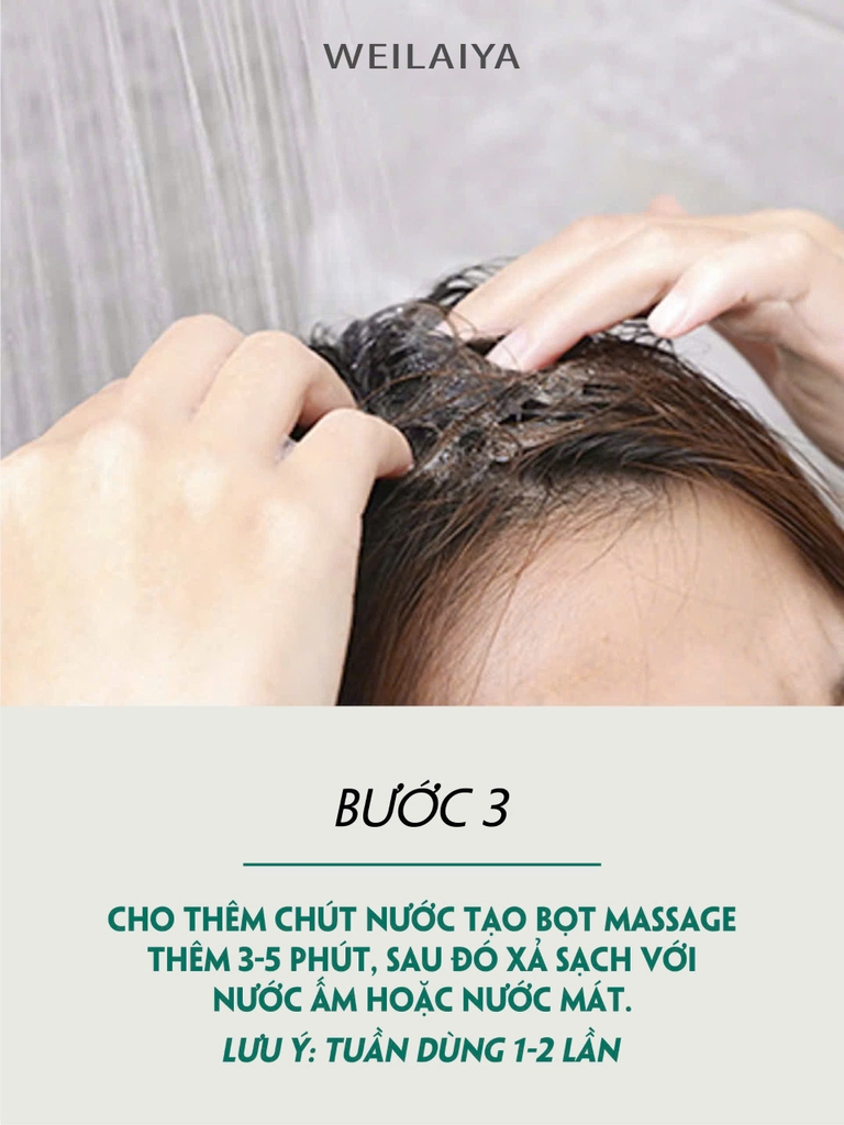 Kem Massage Thải Độc Detox Da Đầu Chiết Xuất Muối Biển Weilaiya 100g