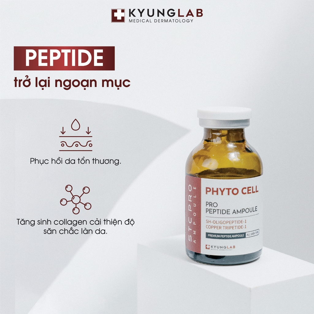 Tinh Chất Tế Bào Gốc Tái Tạo Trẻ Hóa Da Phyto Cell Peptide Ampoule Kyunglab 20ML