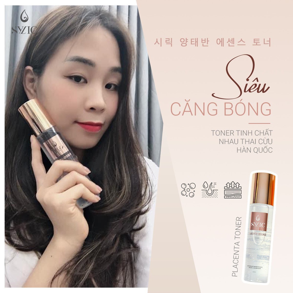Tinh Chất Toner Nhau Thai Sylic Placenta Essence Căng Bóng Da