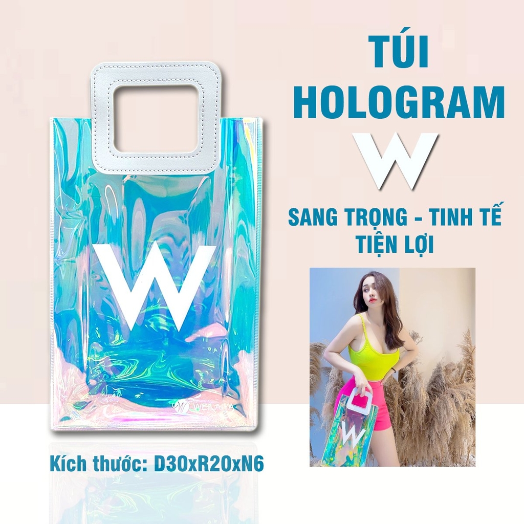 Túi Nhựa Thời Trang Đa Năng 7 Màu Hologram W