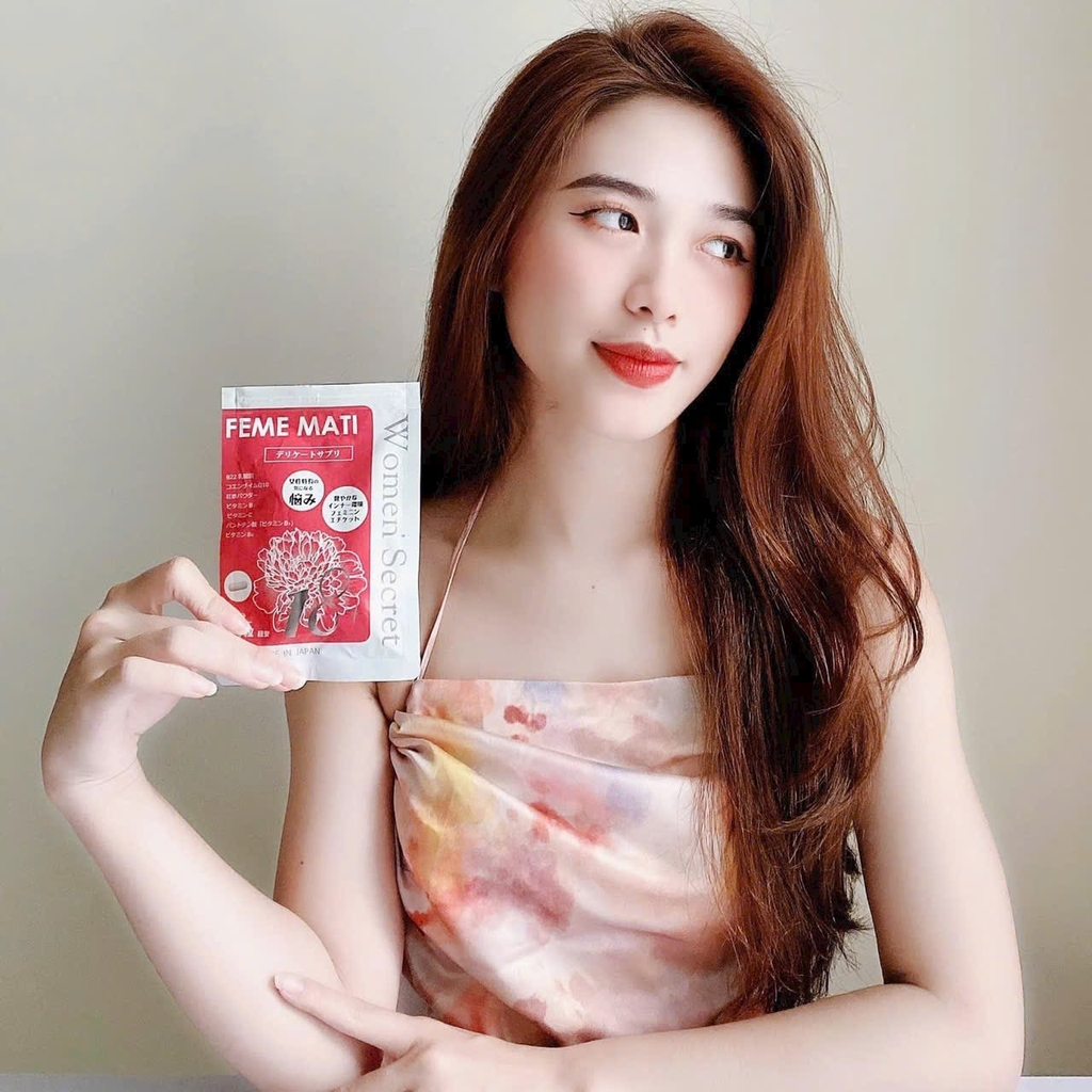 Viên Uống Men Phụ Khoa FEME MATI Nhật Bản - Gói 30 Viên
