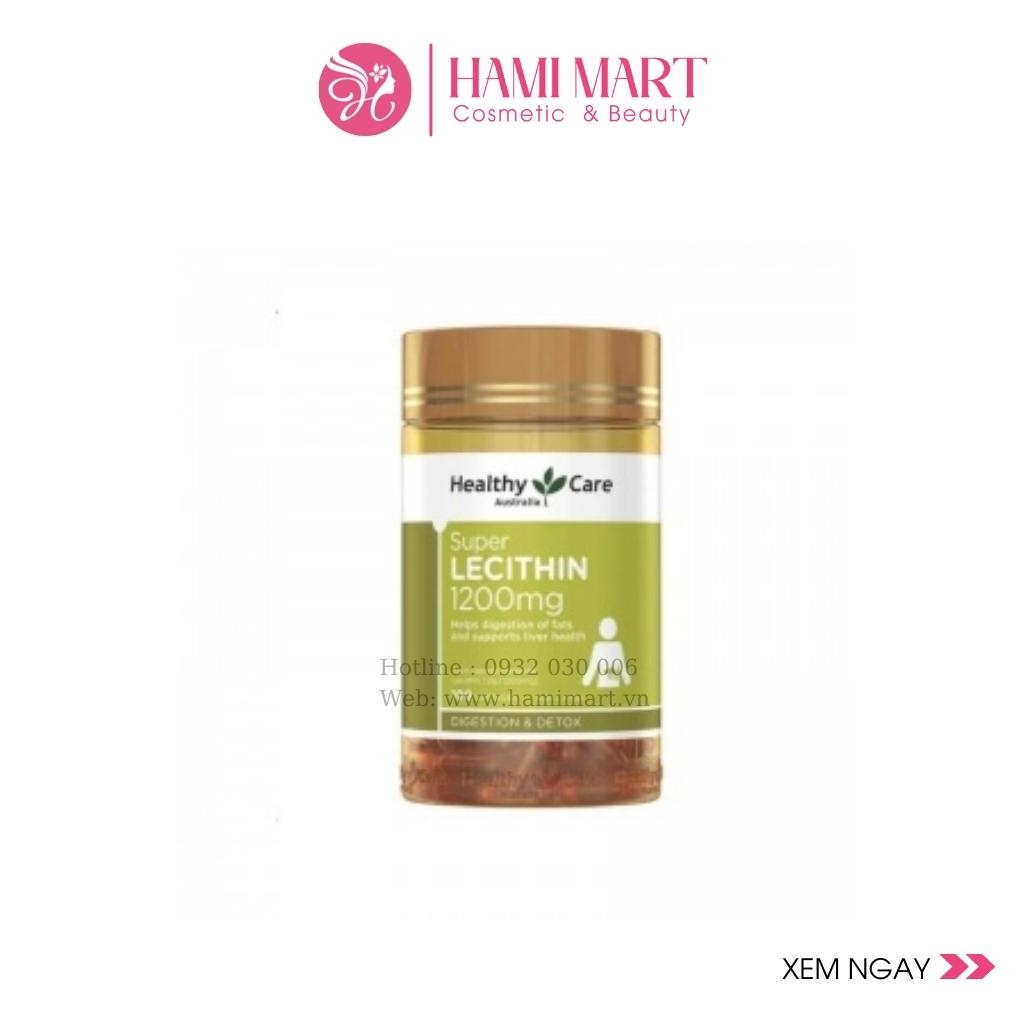 Mầm Đậu Nành Healthy Care Super Lecithin 1200mg Úc