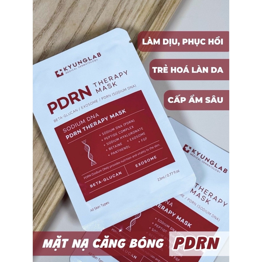 Mặt nạ PDRN Therapy Mask Kyunglab cấp ẩm phục hồi làm dịu trẻ hóa da