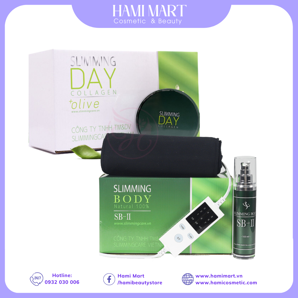 Combo Bộ Ủ Nóng Cải Tiến + Bô Định Hình Slimming Day Collagen