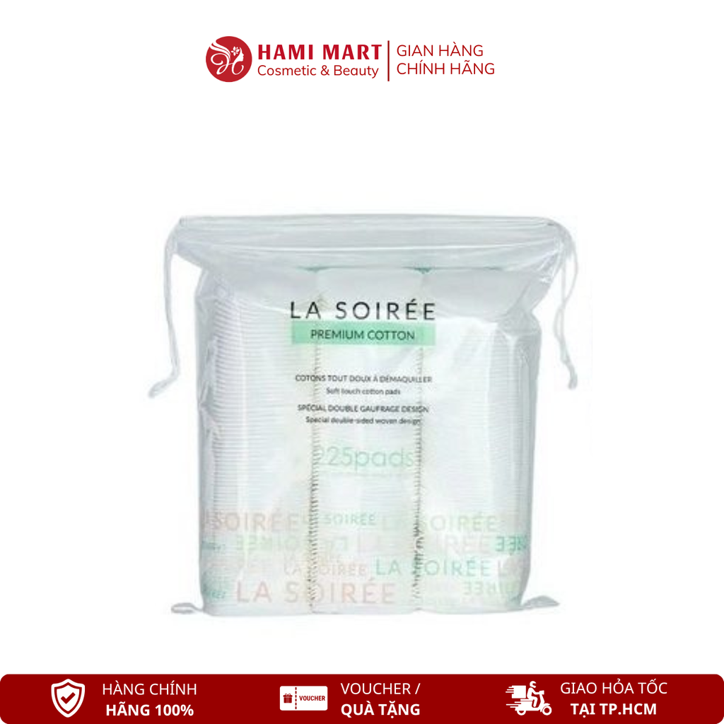 Bông Tẩy Trang La Soiree (miếng tròn)