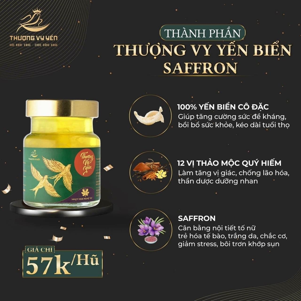 Thượng Vy Yến Biển - Yến Sào Cao Cấp Chưng Sẵn