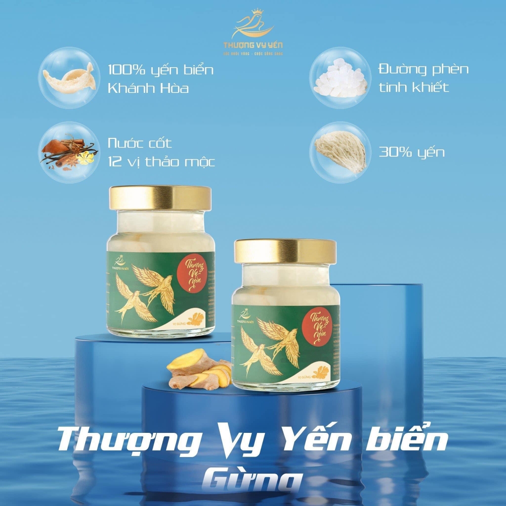 Thượng Vy Yến Biển - Yến Sào Cao Cấp Chưng Sẵn