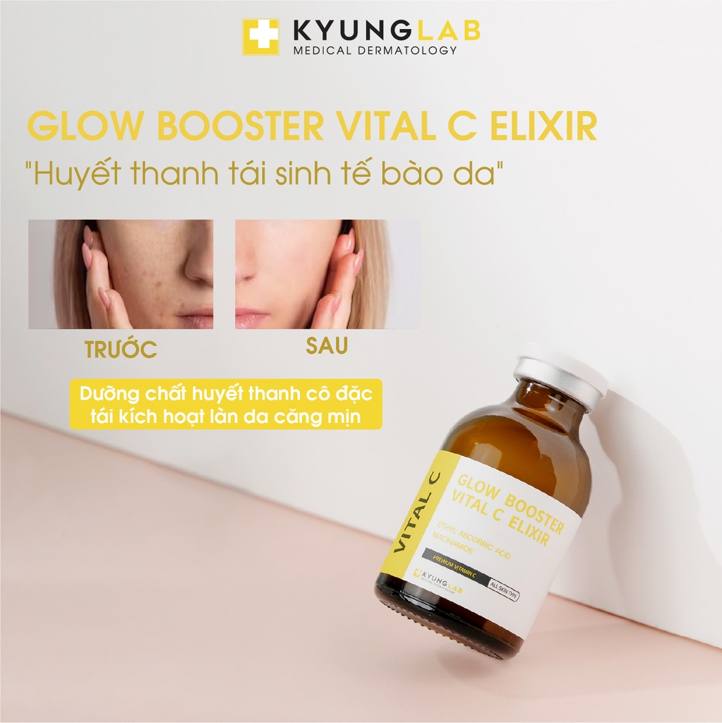 Serum Vitamin C Glow Booster Vital C Elixir Kyunglab 30ML Hỗ Trợ Làm Trắng Da