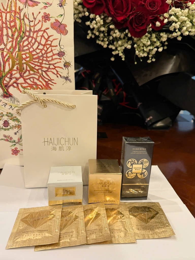 [Minisize] Bộ Dưỡng Trắng Da Căng Bóng Haijichun 9 Món