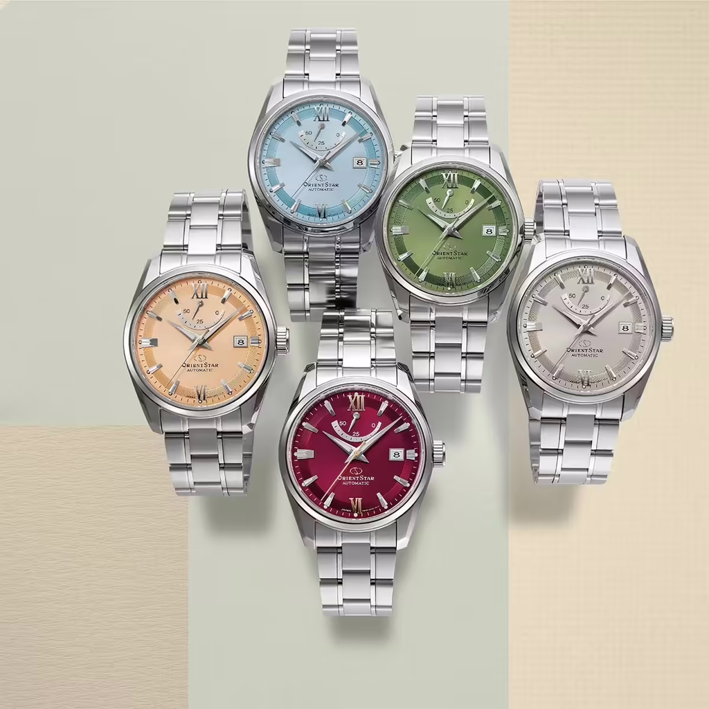 Đồng Hồ Nam Orient Star RE-AU0108G00B Automatic Size 38.5mm Màu Cam Đất