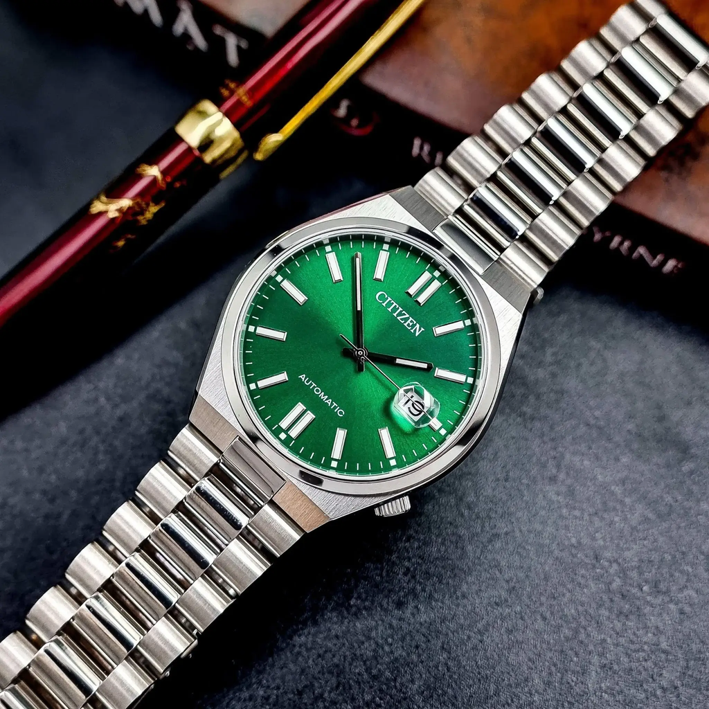 Đồng Hồ Nam Citizen Tsuyosa Automatic Mechanical Green NJ0150-81X Size 40mm