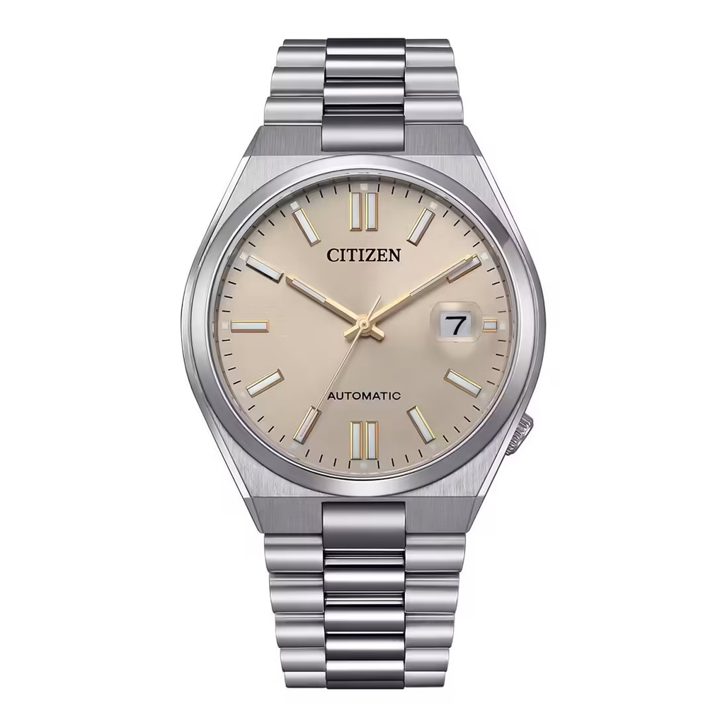 Đồng Hồ Nam Citizen Tsuyosa Automatic Mechanical Beige NJ0151-88W Size 40mm