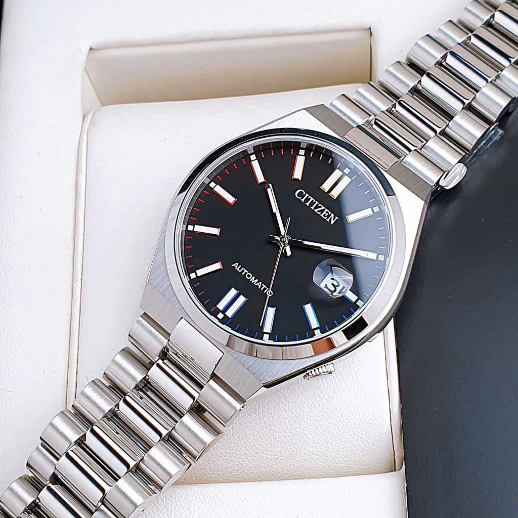Đồng Hồ Nam Citizen Tsuyosa Automatic Mechanical Black Multiple NJ0151-53E Size 40mm