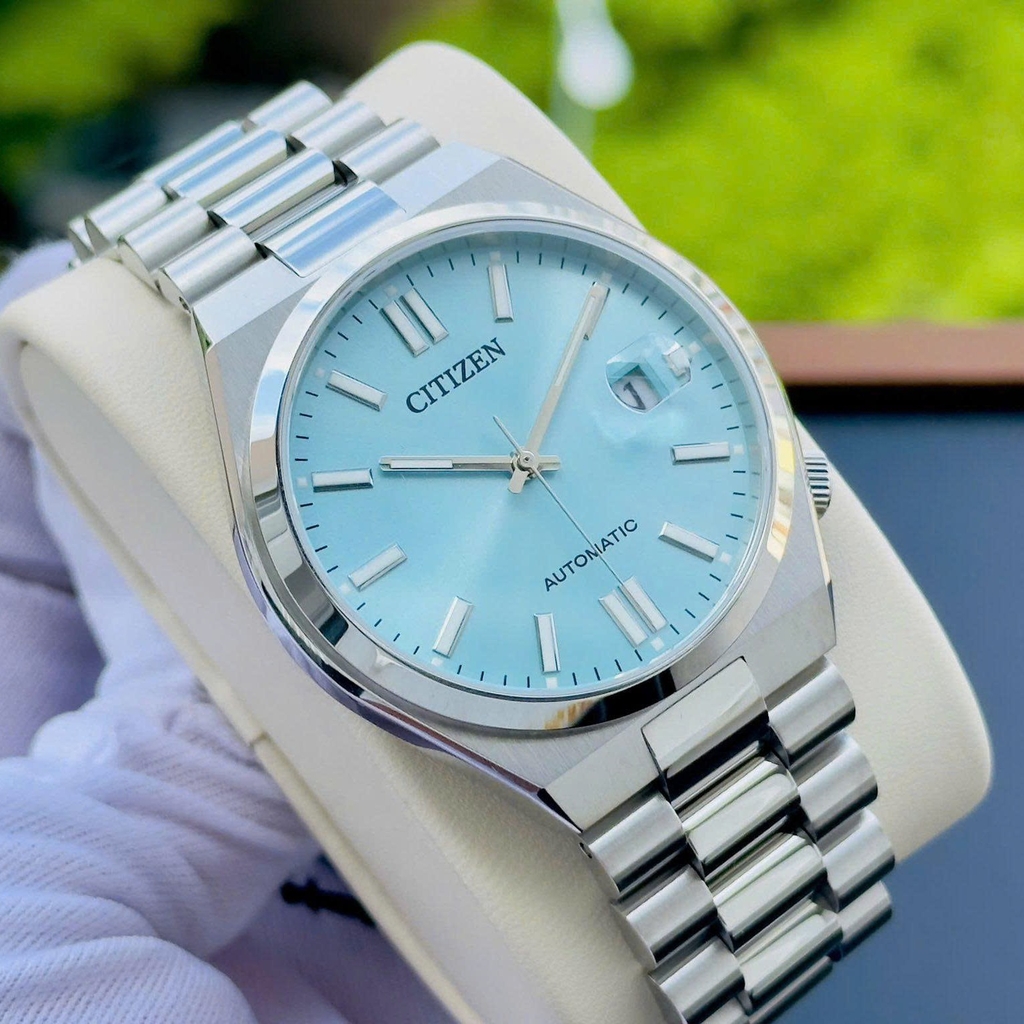 Đồng Hồ Nam Citizen Automatic Tsuyosa Mechanical Ice Blue NJ0151-88M Size 40mm
