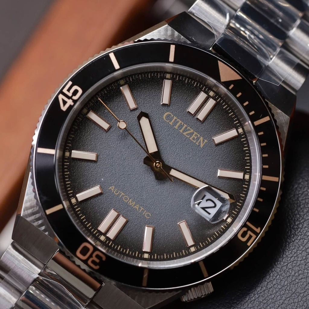 Đồng Hồ Nam Citizen Tsuyosa Automatic Shore Time Slip NJ0238-57E Size 40mm