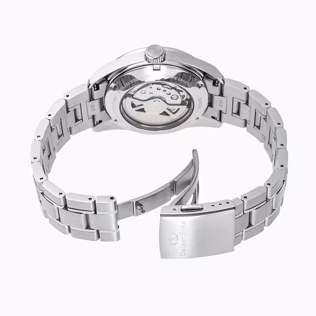 Đồng Hồ Nam Orient Star RE-AU0108G00B Automatic Size 38.5mm Màu Cam Đất