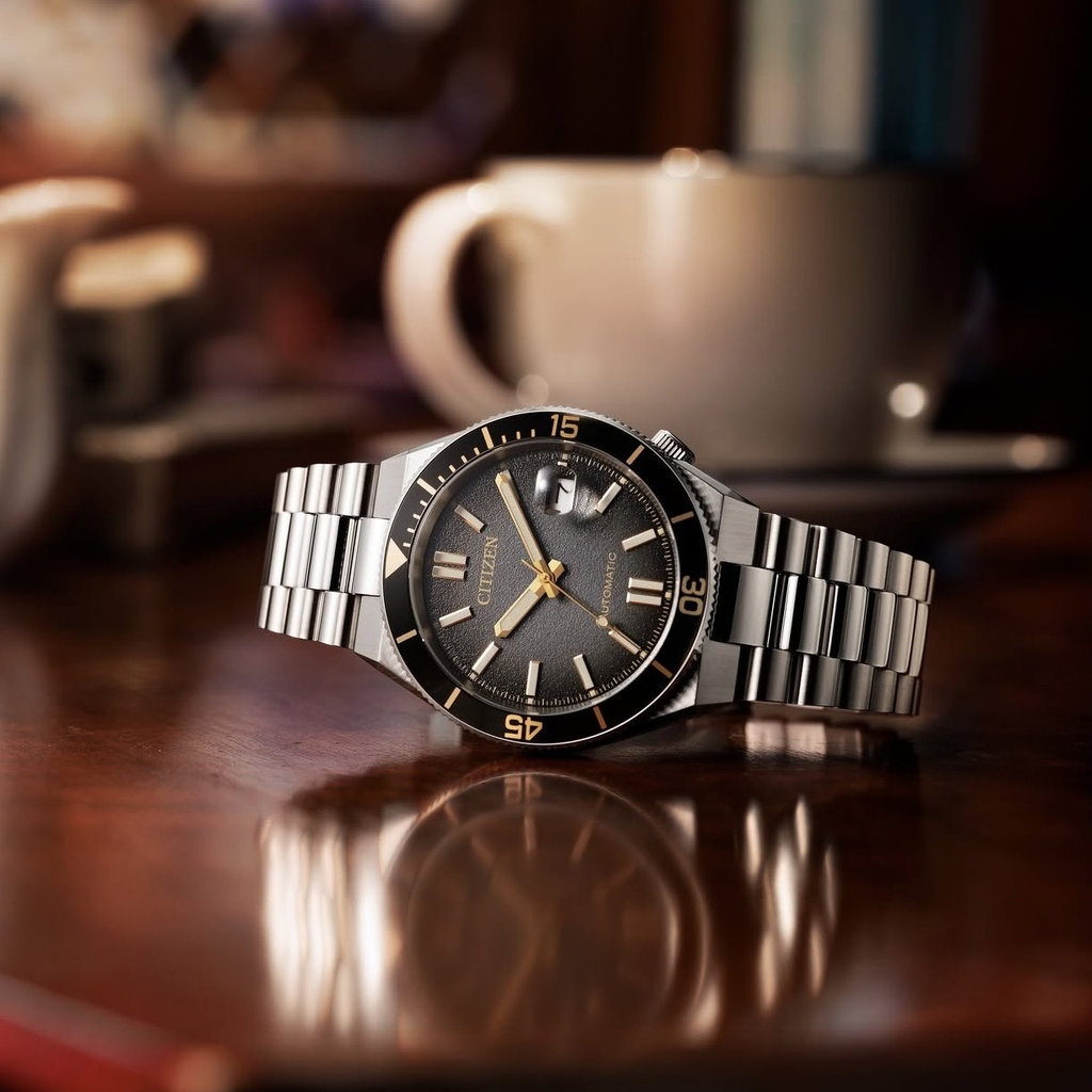 Đồng Hồ Nam Citizen Tsuyosa Automatic Shore Time Slip NJ0238-57E Size 40mm