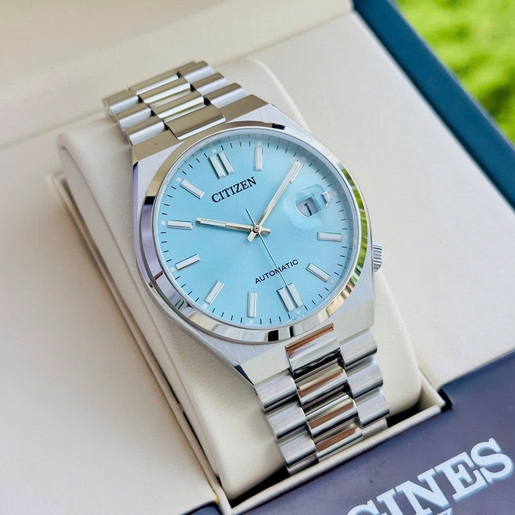 Đồng Hồ Nam Citizen Automatic Tsuyosa Mechanical Ice Blue NJ0151-88M Size 40mm