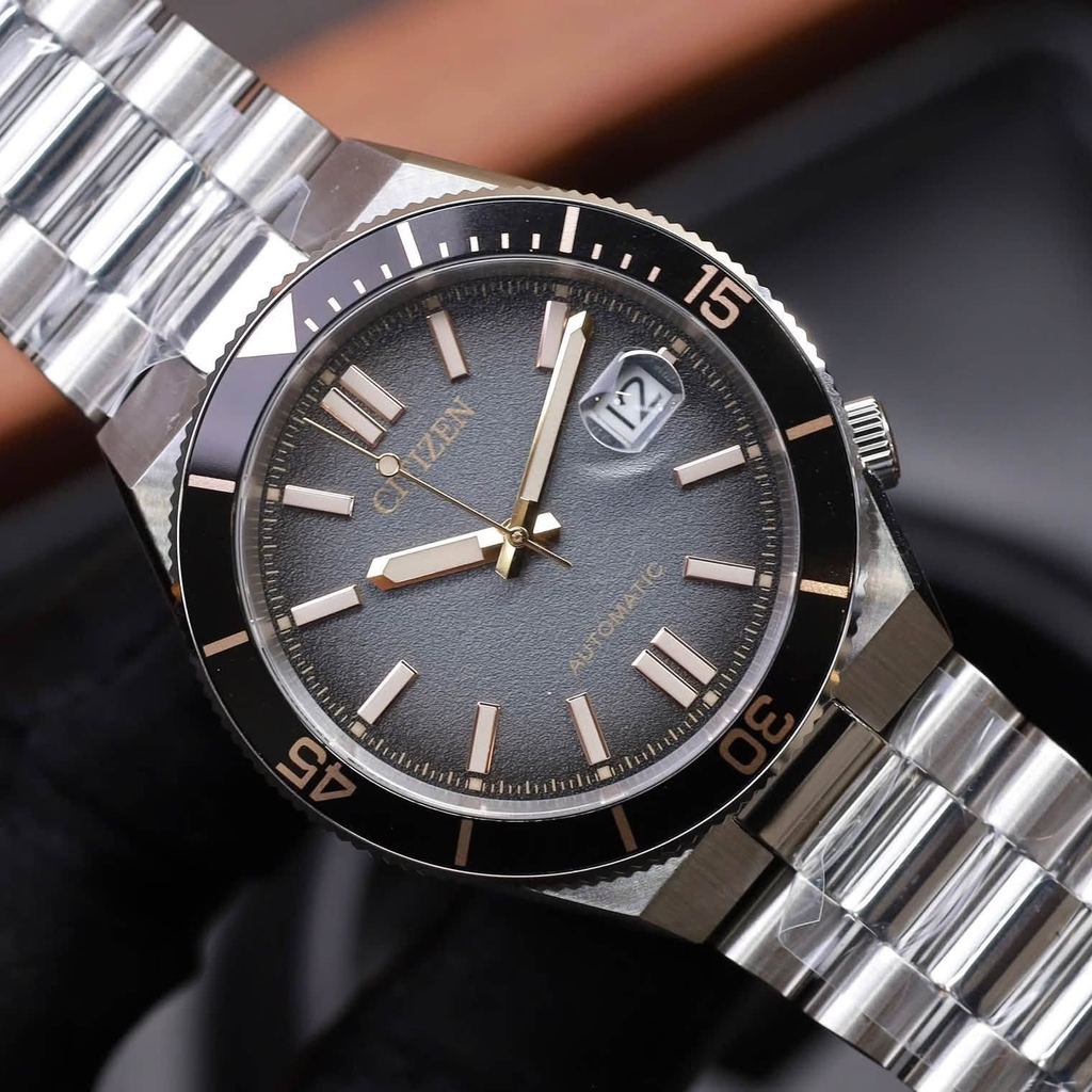 Đồng Hồ Nam Citizen Tsuyosa Automatic Shore Time Slip NJ0238-57E Size 40mm