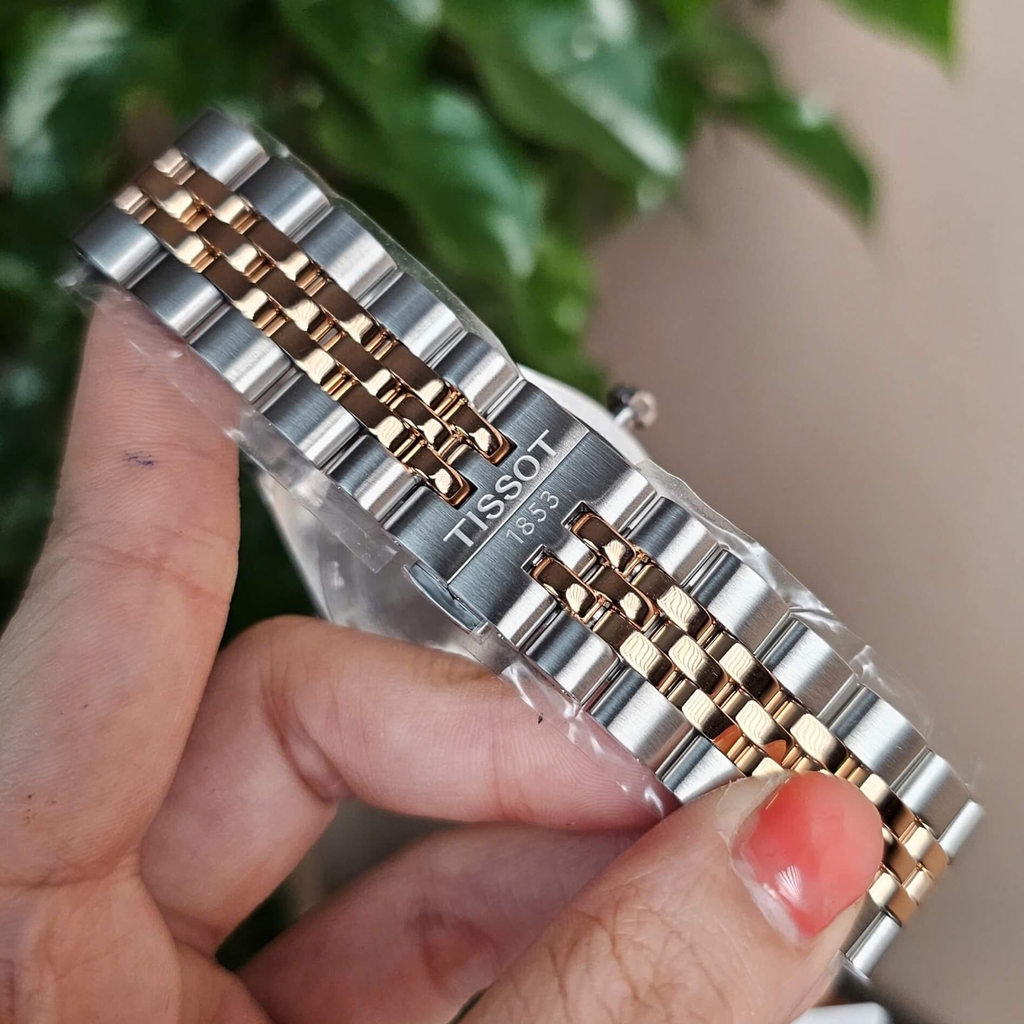 Đồng Hồ Nam Tissot Quartz Ballade T156.410.22.291.01 Size 40mm Demi Vàng Hồng Mặt Nâu Chải Tia