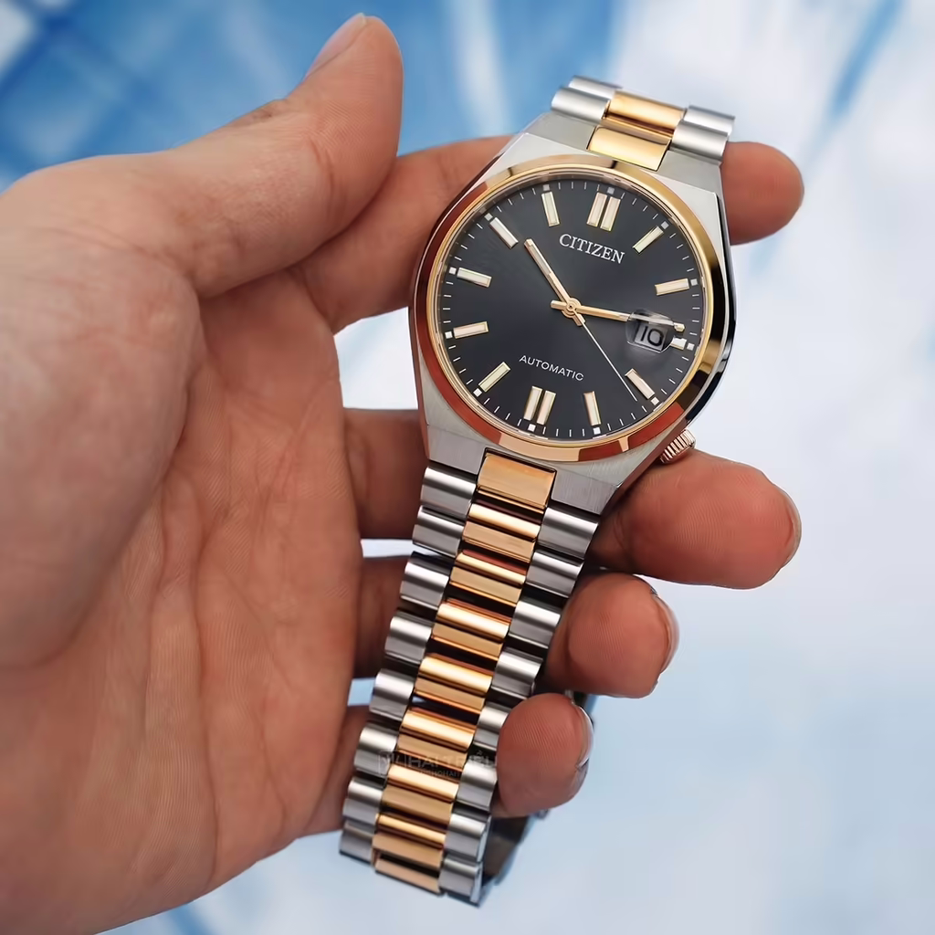 Đồng Hồ Nam Citizen Tsuyosa Automatic Mechanical Demi Rose Black NJ0154-80H Size 40mm