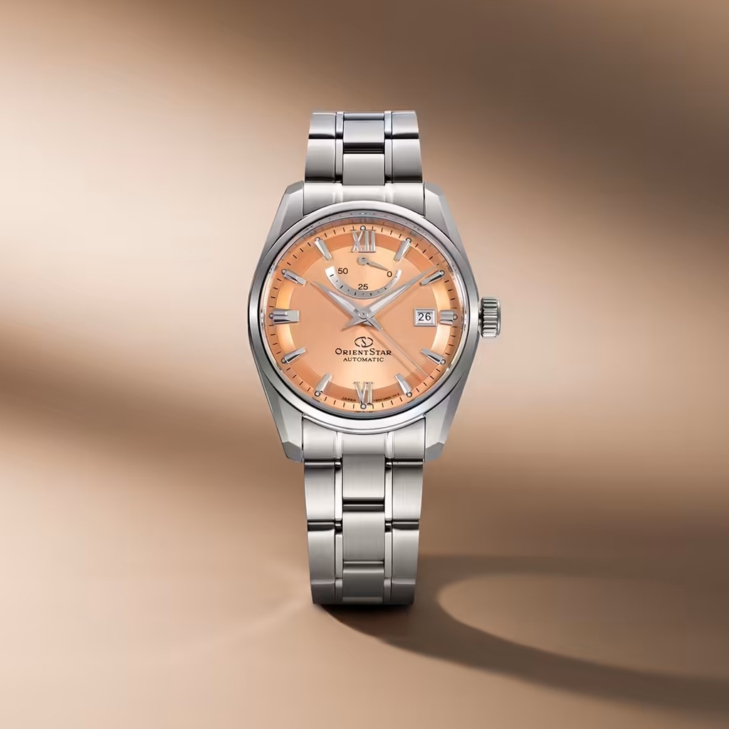 Đồng Hồ Nam Orient Star RE-AU0108G00B Automatic Size 38.5mm Màu Cam Đất