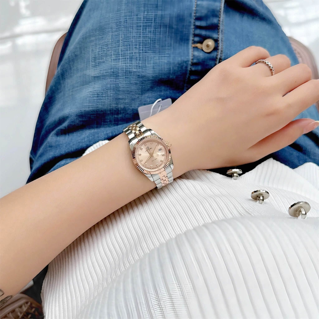 Đồng Hồ Nữ Carnival 8131L-CH-NN Demi Vàng Hồng Mặt Vàng Hồng Size 30mm Quartz Japan
