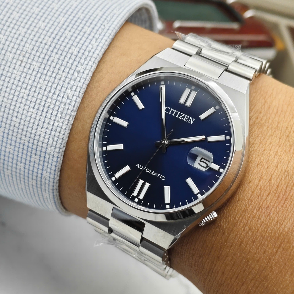 Đồng Hồ Nam Citizen Automatic Tsuyosa Mechanical Blue NJ0150-81L&nbsp;Size 40mm Mặt Xanh Dương