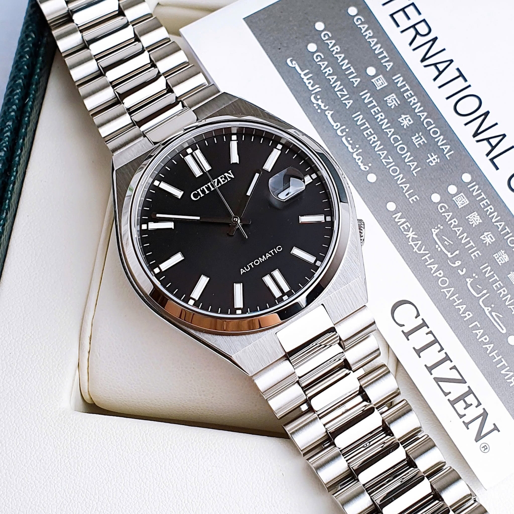 Đồng Hồ Nam Citizen Tsuyosa Automatic Mechanical Black NJ0150-81E Size 40mm