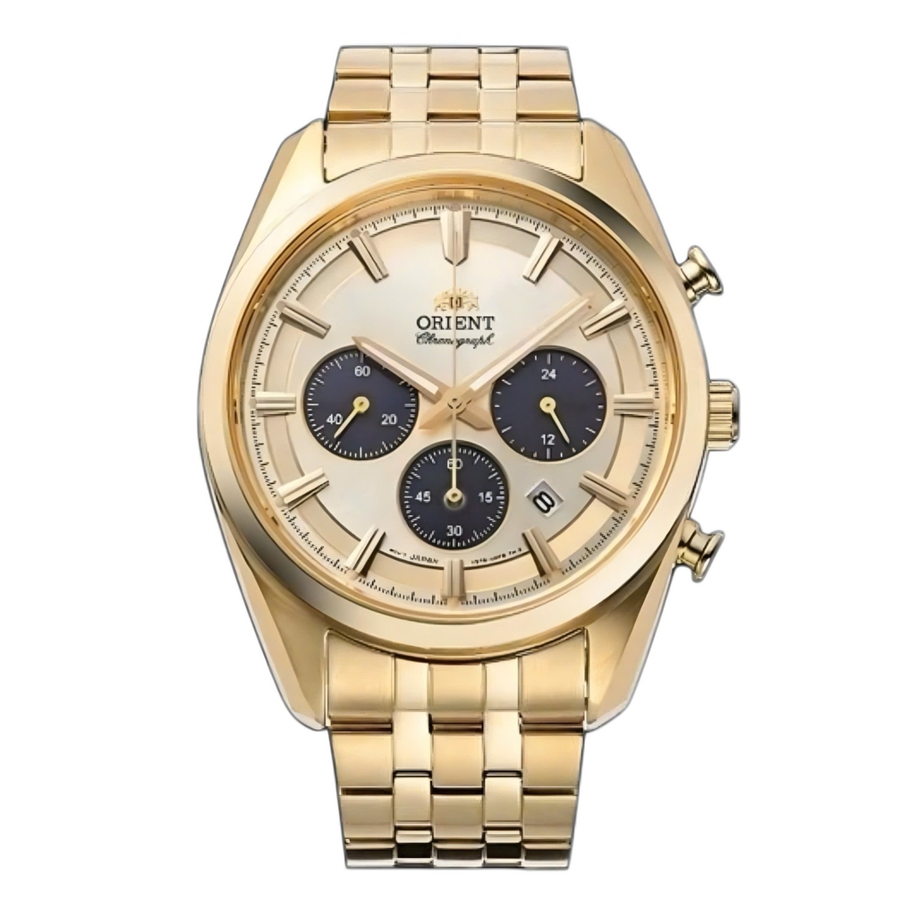 Đồng Hồ Nam Orient Quartz Solar Contemporary Chronograph RA-TX0301G10B Size 40mm