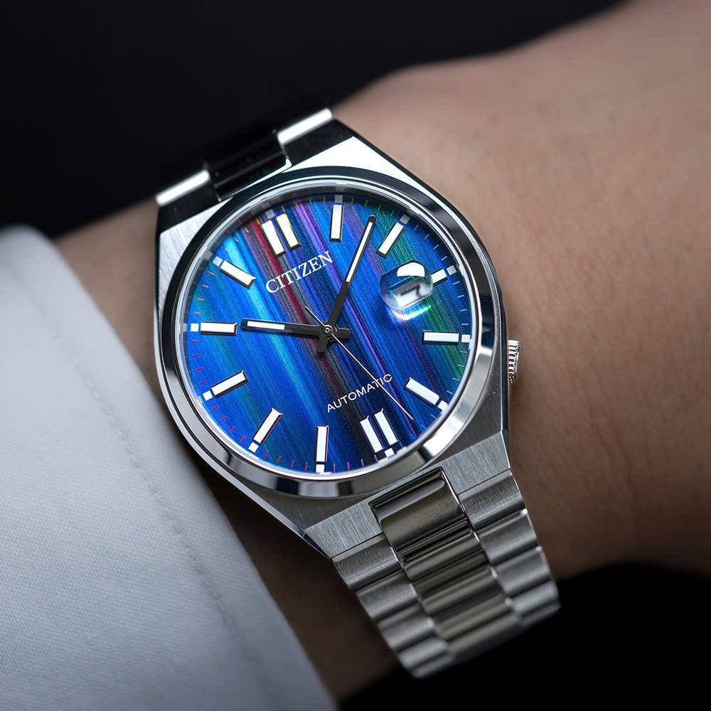 Đồng Hồ Nam Citizen Tsuyosa Automatic Mechanical Blue Multiple NJ0151-53W Size 40mm