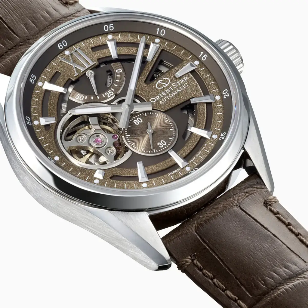 Đồng Hồ Nam Orient Star Skeleton Joker RK-AV0139Y Automatic Dây Da Nâu Size 41mm