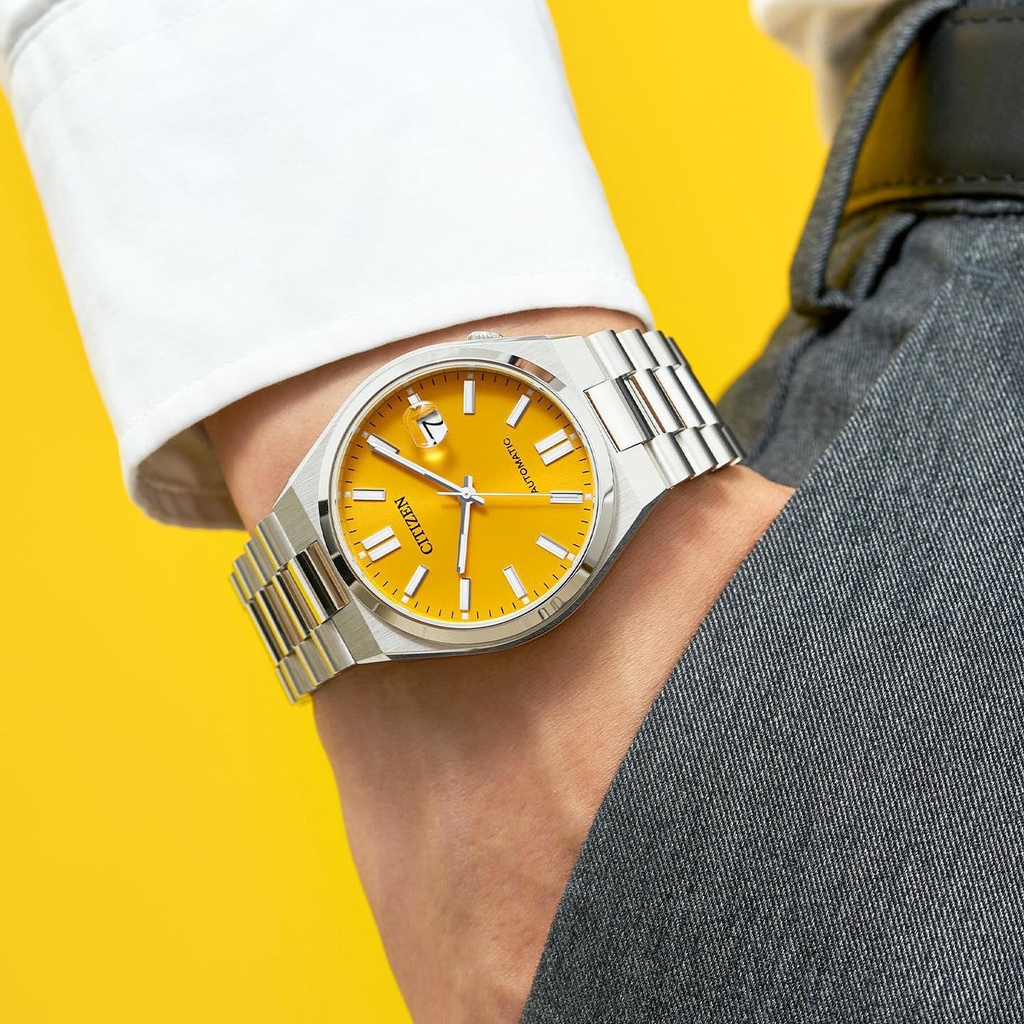 Đồng Hồ Nam Citizen Tsuyosa Automatic Mechanical Yellow NJ0150-81Z ( NJ0150 ) Size 40mm