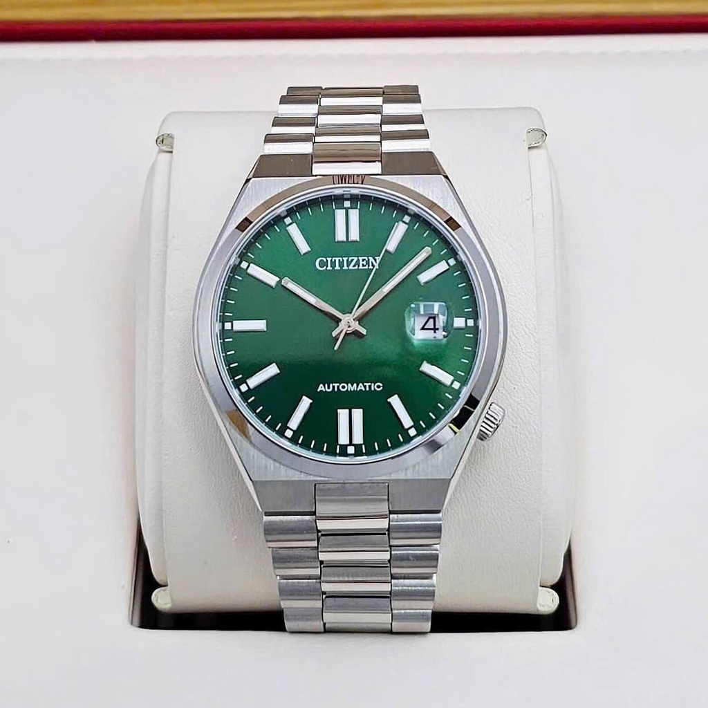Đồng Hồ Nam Citizen Tsuyosa Automatic Mechanical Green NJ0150-81X Size 40mm